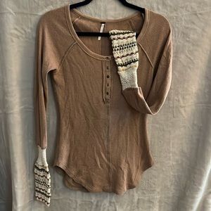 Free people, rose color top size small💕